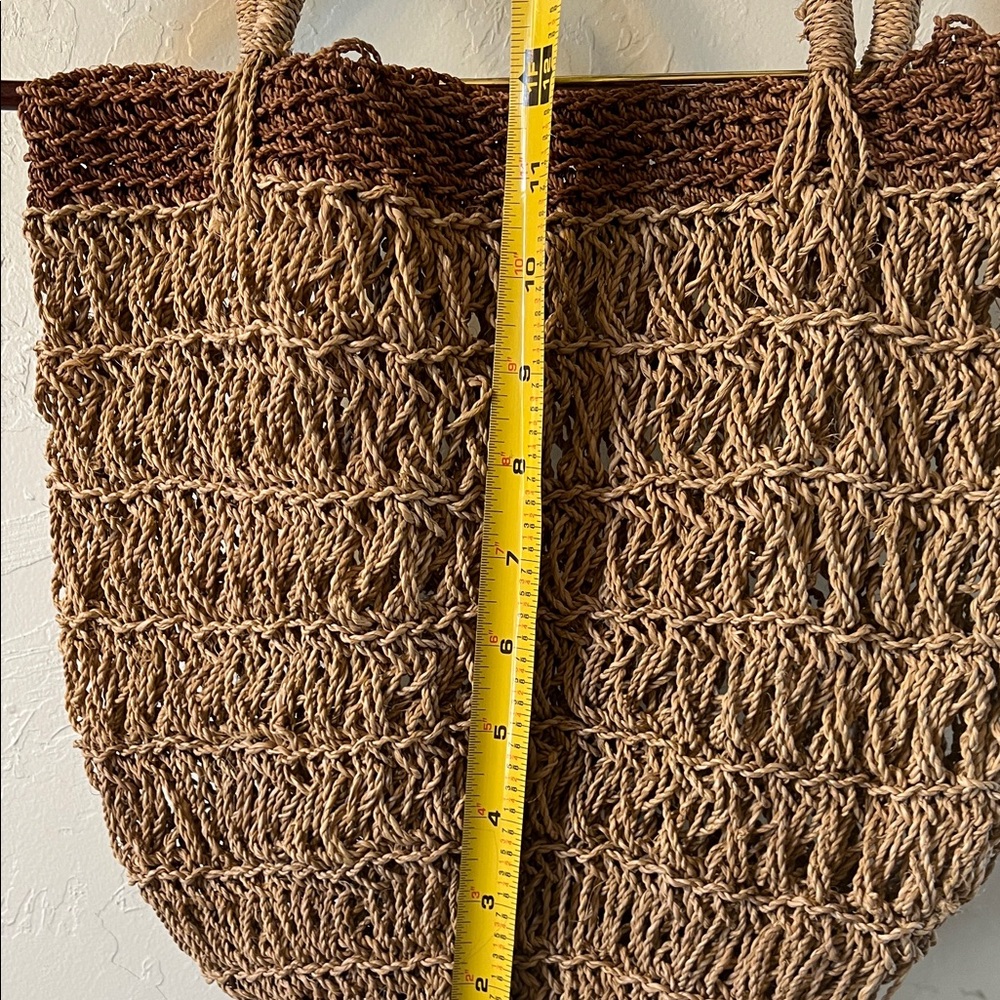 Brown Woven Tote Bag - Picture 3 of 4